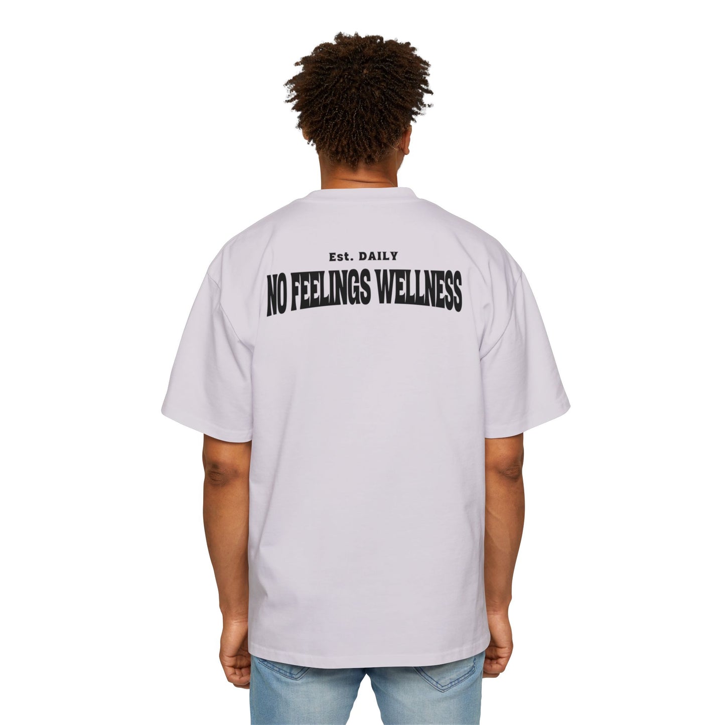 Stay Determined Oversized Tee - No Feelings Wellness Graphic T-Shirt