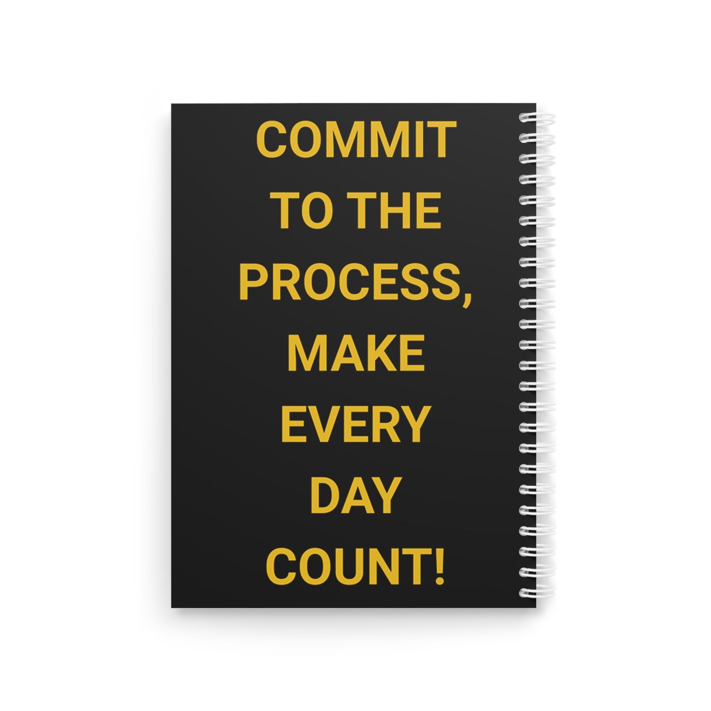 Motivational Spiral Notebook - Your Journey Begins | Fitness & Wellness Goals