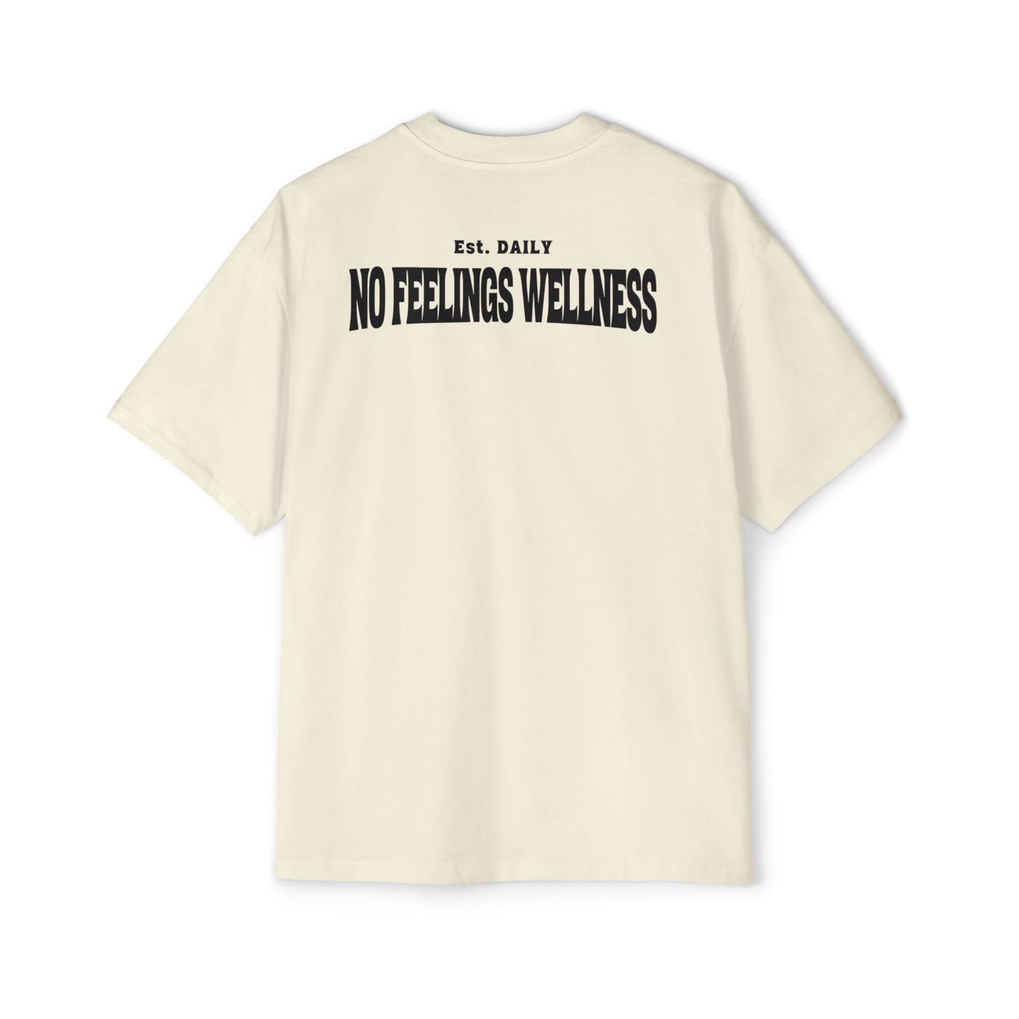 Stay Determined Oversized Tee - No Feelings Wellness Graphic T-Shirt