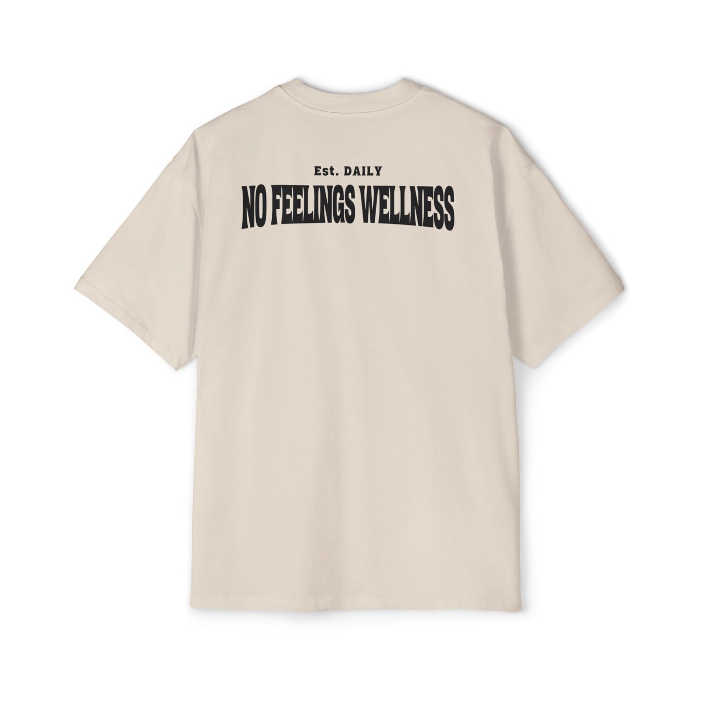 Stay Determined Oversized Tee - No Feelings Wellness Graphic T-Shirt