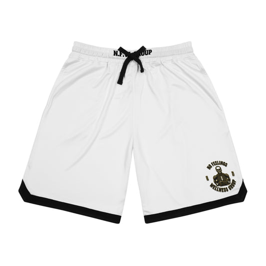 Men's Basketball Rib Shorts - No Feelings Wellness Group