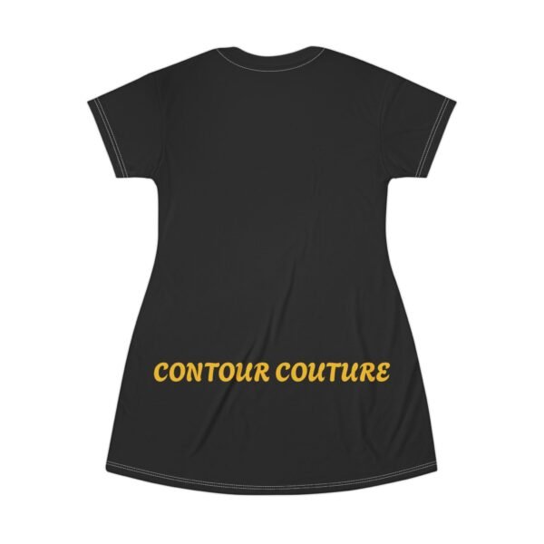 N.F.W. Graphic T-Shirt Dress - Trendy Casual Wear for Everyday Style - Image 2
