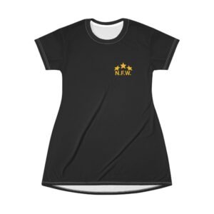 N.F.W. Graphic T-Shirt Dress - Trendy Casual Wear for Everyday Style