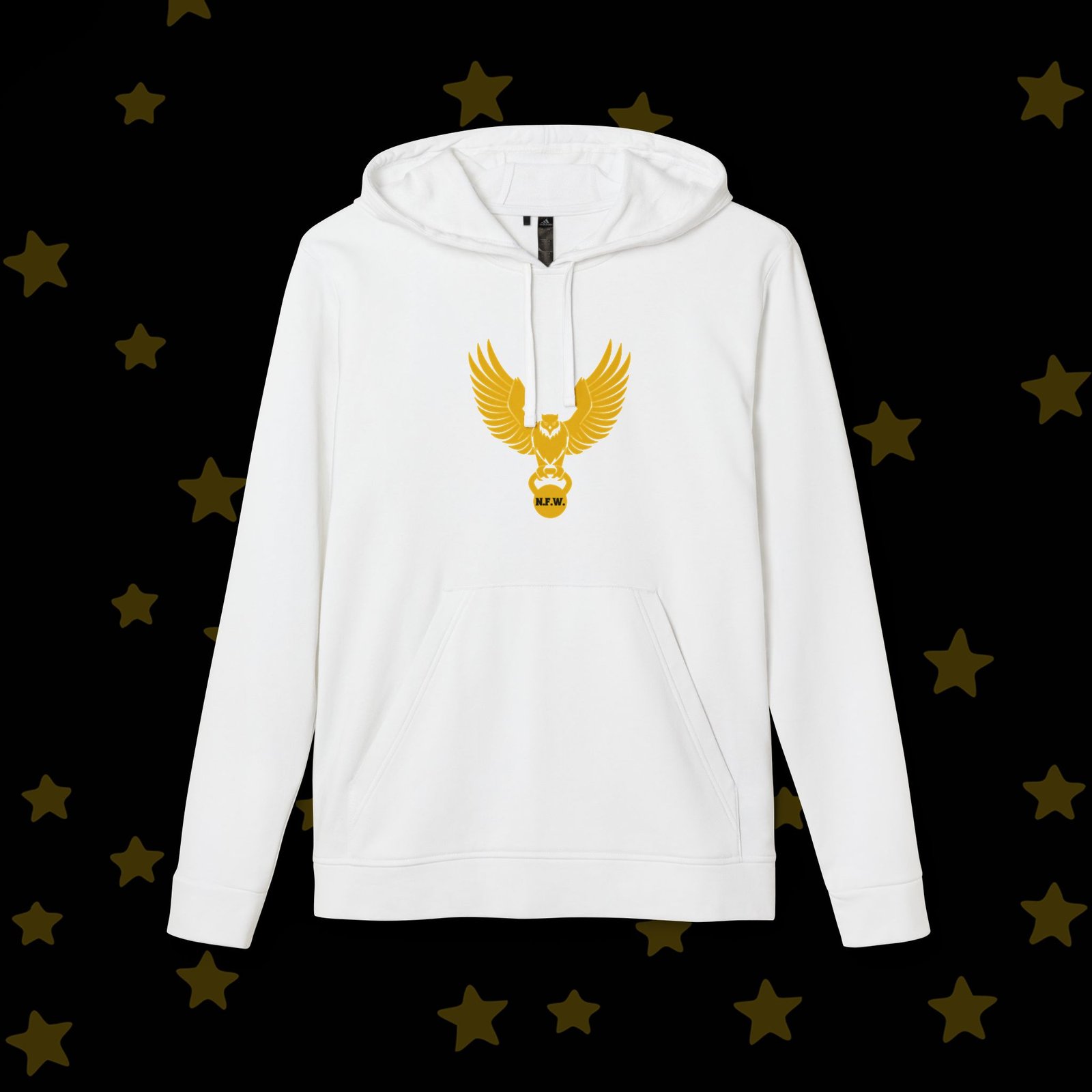 Adidas Women’s Fleece Hoodie – Strong Girl Era with Eagle Design