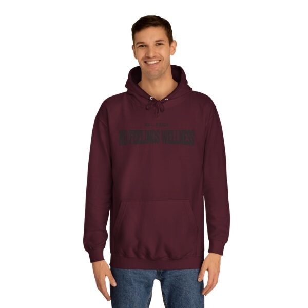 Unisex College Hoodie - No Feelings Wellness, Perfect Casual Wear for Students - Image 35
