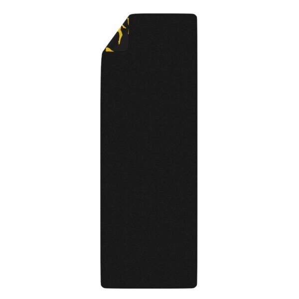 Yoga Mat with Dharmic Silhouettes - Non-Slip Rubber for Fitness and Meditation - Image 2