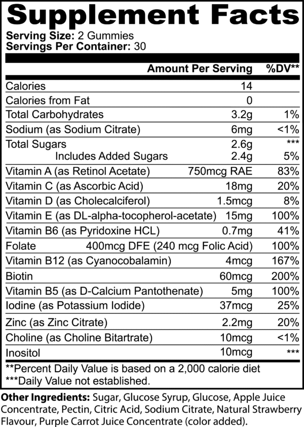 Multivitamin Bear Gummies (Adult) - Image 34