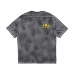 N.F.W. Stars Logo (oversized) Dirty Washed T-shirt