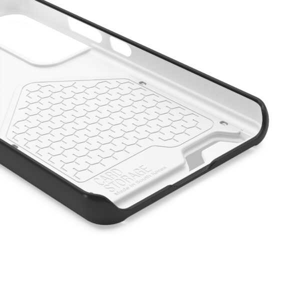 Fitness-Themed Phone Case with Card Holder - 'No Feelings Wellness Group' - Image 3