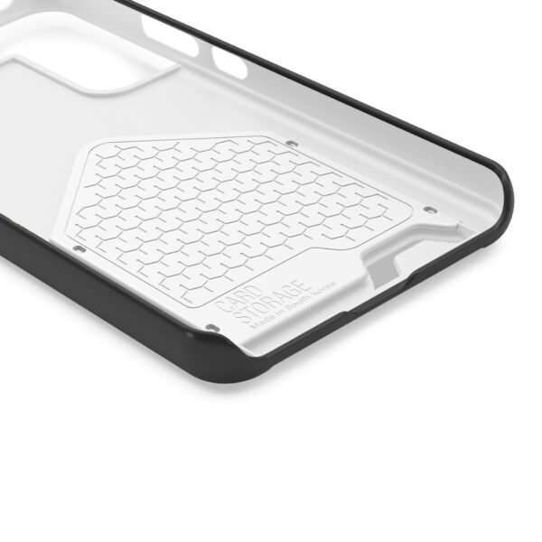 Fitness-Themed Phone Case with Card Holder - 'No Feelings Wellness Group' - Image 91
