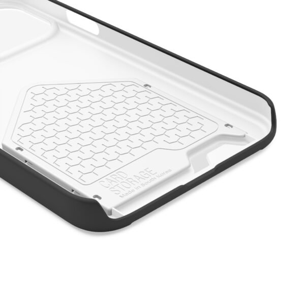 Fitness-Themed Phone Case with Card Holder - 'No Feelings Wellness Group' - Image 55
