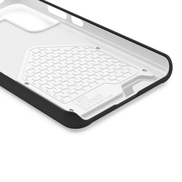 Fitness-Themed Phone Case with Card Holder - 'No Feelings Wellness Group' - Image 15