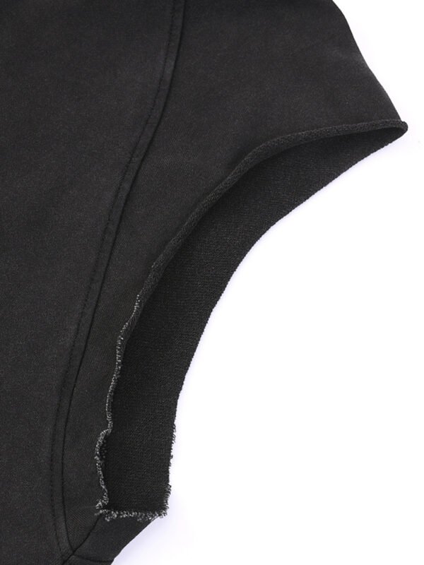 N.F.W. Snow Washed Sleeveless Hoodie - Image 3