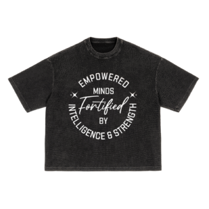 N.F.W. Empowered Minds Waffle-Texture Washed Boxy T-Shirt