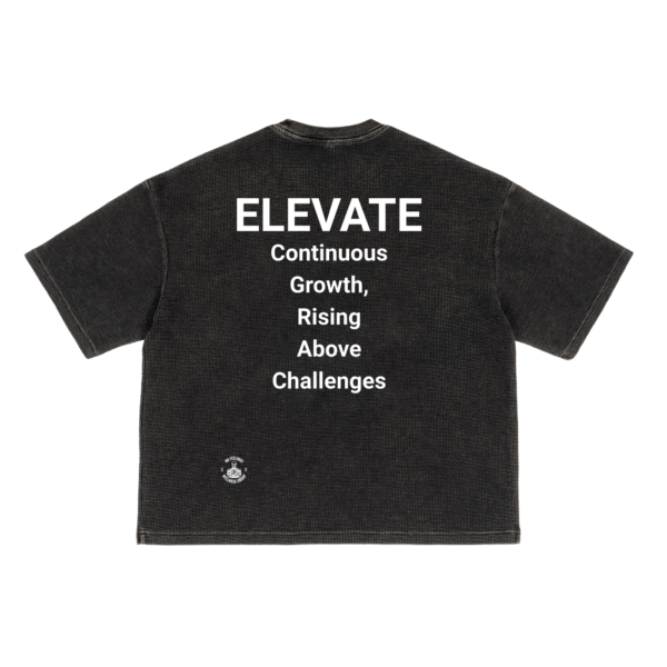 N.F.W. Empowered Minds Waffle-Texture Washed Boxy T-Shirt - Image 2