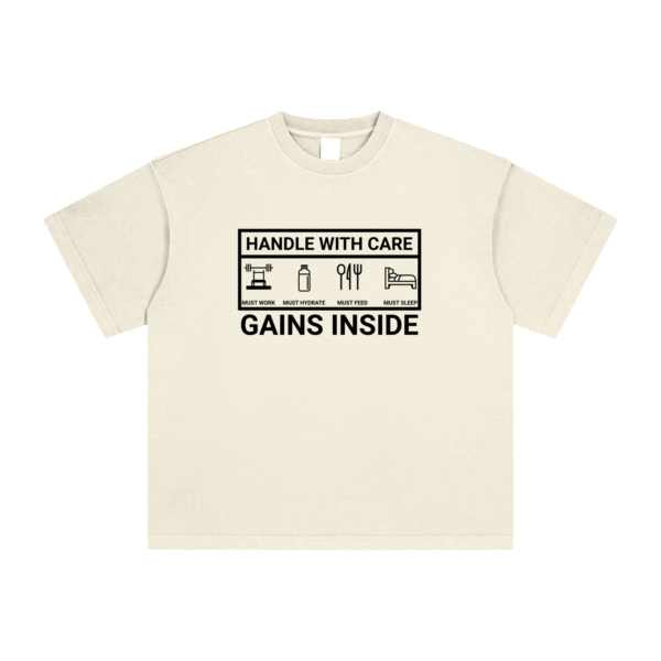 N.F.W. Handle With Care Heavyweight Vintage Washed T-Shirt - Image 2