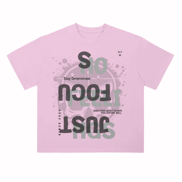 N.F.W. Just Focus Drop Shoulder T-Shirt - 300 GSM - Image 8