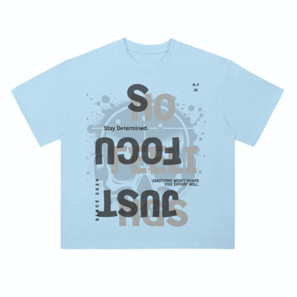 N.F.W. Just Focus Drop Shoulder T-Shirt - 300 GSM - Image 10