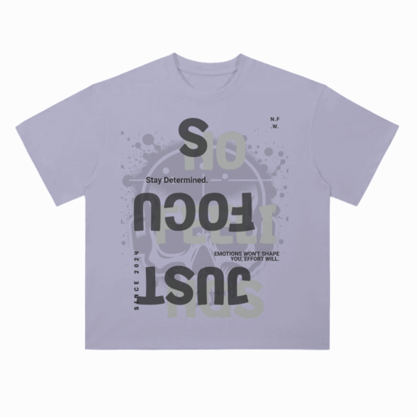 N.F.W. Just Focus Drop Shoulder T-Shirt - 300 GSM - Image 12