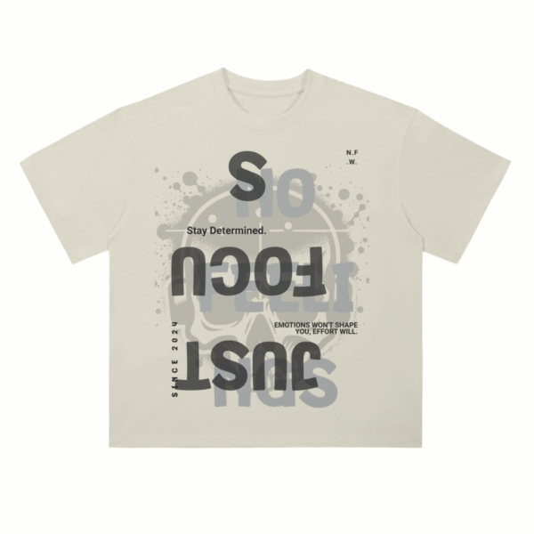 N.F.W. Just Focus Drop Shoulder T-Shirt - 300 GSM