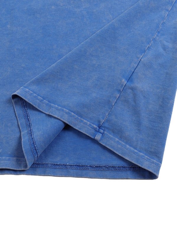 N.F.W. Trust In Iron Acid Wash Oversize T-Shirt - 250 GSM - Image 4