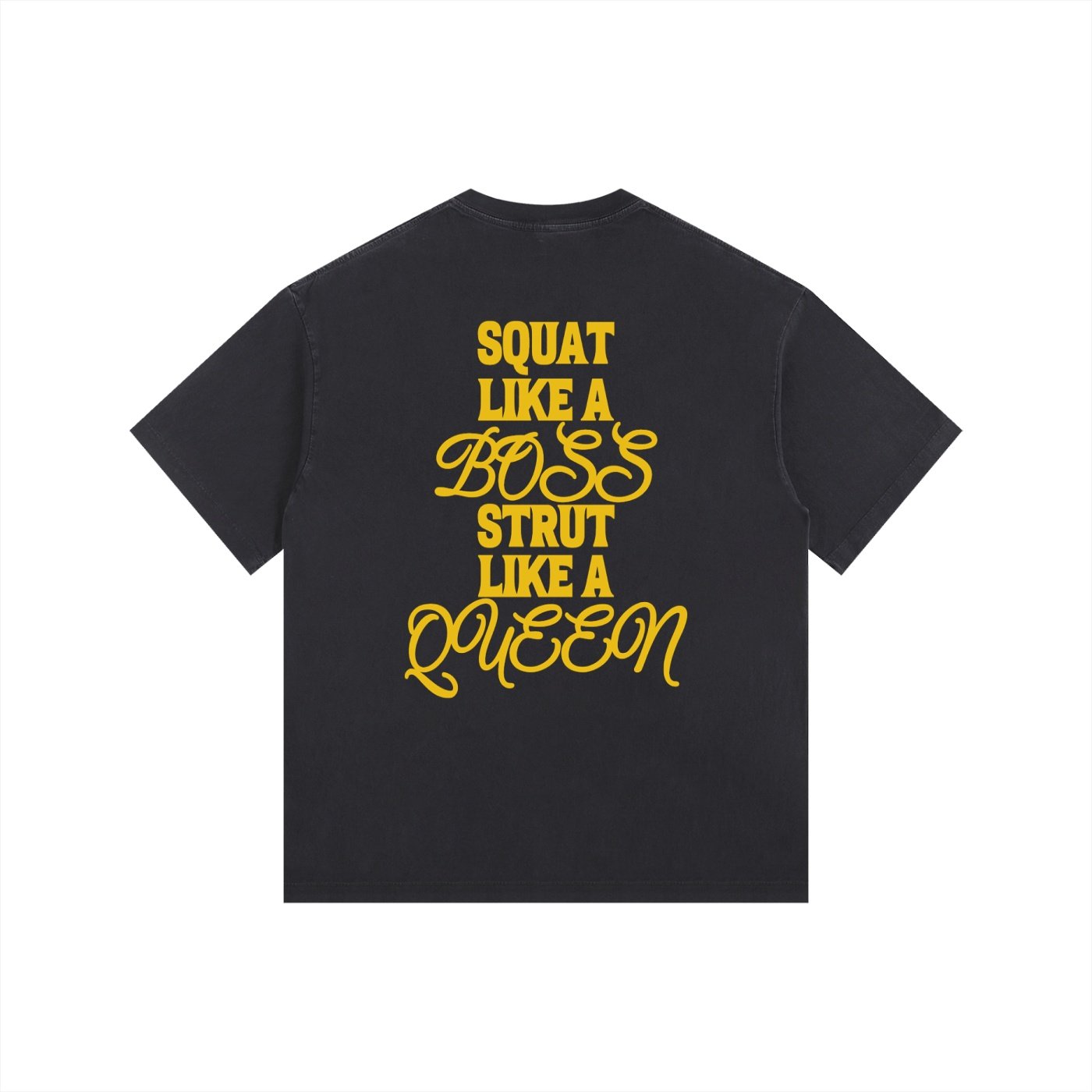 Boss Queen Vintage Washed Oversized Cotton T-Shirt - Image 2